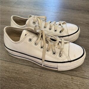 Chuck Taylor Converse White leather Sneakers